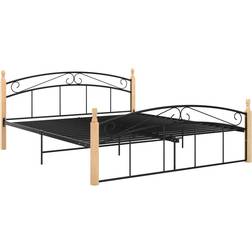 vidaXL Bed Frame Metal 90cm