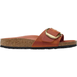 Birkenstock Madrid Big Buckle Oiled Leather - Burnt Orange