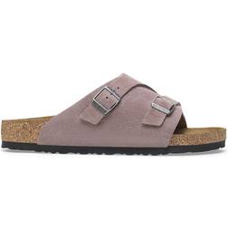 Birkenstock Zürich Suede Leather - Faded Purple