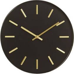Premier Housewares Versatile Black/Gold Wall Clock 30cm