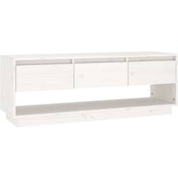 vidaXL Cabinet White TV Bench 110.5x40cm