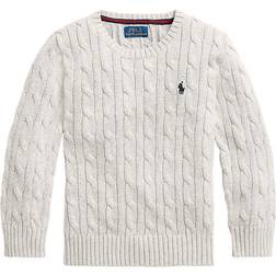 Ralph Lauren Nevis Boy Pullover Combed Cottonls Cable - Vit