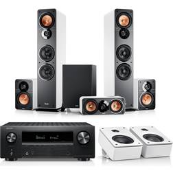 Teufel ULTIMA 40 Surround and DENON X2800H White/Black