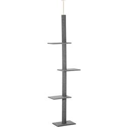 Pawhut Floor To Ceiling Cat Tree 260cm