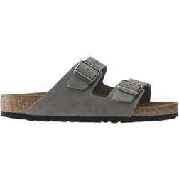 Birkenstock Arizona Nubuck Leather - Desert Buck Whale Grey