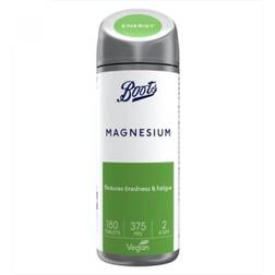 Boots Magnesium 375mg Tablets 180 pcs