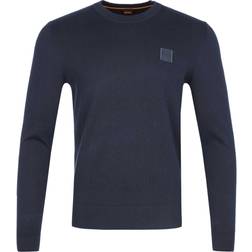 HUGO BOSS Crew Neck Sweater - Dark Blue