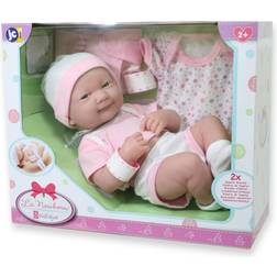 JC Toys La Newborn Nursery Smiling Baby Doll 36cm