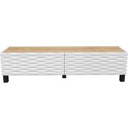 Decorotika Lerze Oak And White TV Bench 150x40.3cm