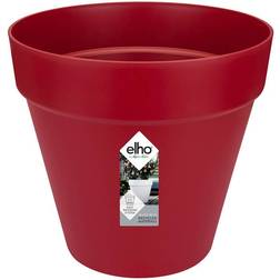 Elho Loft Urban Round Flower Pot - Cranberry Red ∅24.5cm