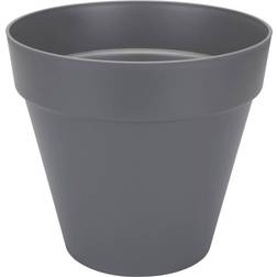 Elho Loft Urban Round Flower Pot - Anthracite ∅24.5cm