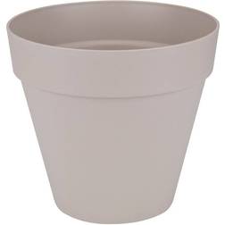 Elho Loft Urban Round Flower Pot - Warm Grey ∅24.5cm