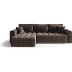 Fun-Möbel Camila Dark Brown Sofa 280cm 4pcs 4 Seater