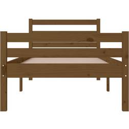 vidaXL Honey Brown Small Single Sengeramme 80.5x195.5cm