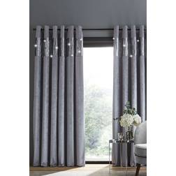 Catherine Lansfield Crushed Velvet Glamour Sequin 117x137cm