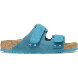 Birkenstock Uji Nubuck Suede Leather - Deep Turquoise