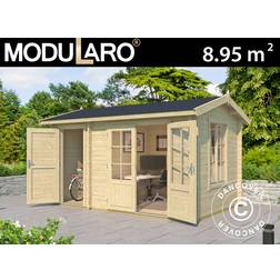 Dancover Anneks I Træ Maardu 3.9x2.4x2.51m 44mm Natur (Areal )