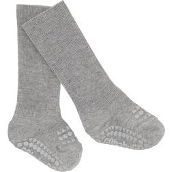 Go Baby Go Bamboo Non Slip Socks - Grey Melange