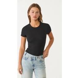 Stradivarius Basic Round Neck Bodysuit - Black