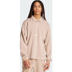 adidas French Terry Washed Half-Zip - Warm Sandstone
