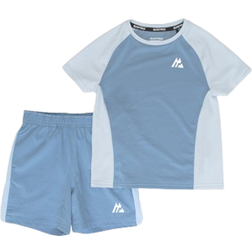Montirex Infant Sprint T-shirt Short Set - Slate Blue/Summer Mist