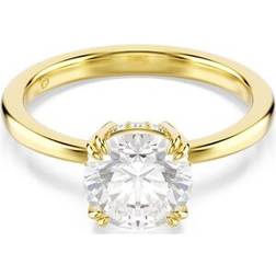 Swarovski Kristall Guld Ring Elegant Modern Stil
