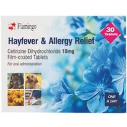 Flamingo Hayfever Allergy Relief Tablets 10mg Pack 30 30pcs Tablet
