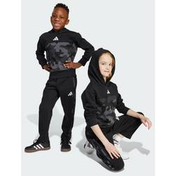 adidas Little Kids Camo Fleece Jogger Set - Black/White