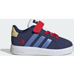 adidas Snow White Grand Court 2.0 Shoes - Dark Blue
