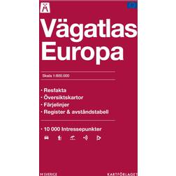 M Vägatlas Europa (Falsad, 2025)