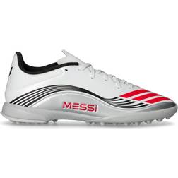 adidas F50 Messi League Turf - Cloud White/Lucid Red/Silver Metallic