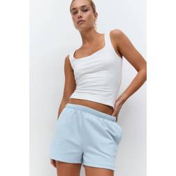 Gina Tricot Sweat Shorts - Lyseblå