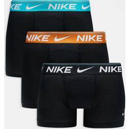 Nike Dri-Fit Ultra Comfort 3 Pack Trunks - Black
