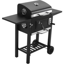 Living and Home Black Outdoor Garden Charcoal Grill