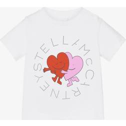 Stella McCartney Kids Baby Printed Cotton Jersey T-shirt - White