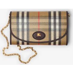 Burberry Highlands Chain Strap Wallet - Sand
