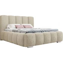 Mirjan24 Polsterbett Beige 160x200 cm Rahmenbett
