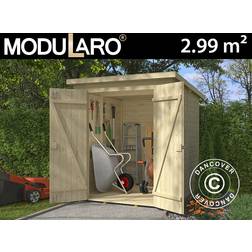 Dancover Redskabsskur Haveskur Ivalo 1.7x1.76x1.99m Natur (Areal )