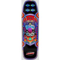 Santa Cruz Delfino Pinball Shaped 9.14 Skateboard Deck