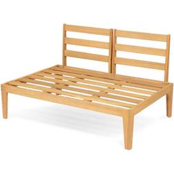 Vita Houten Palletbank Lichtbruin Tuinstoel Calpe