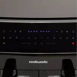 Cookworks 9L Dual Air Fryer Black
