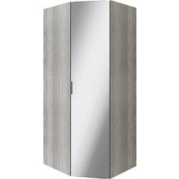 GoodHome Atomia Matt Grey Oak Corner Unit Storage Cabinet
