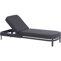 Beliani Modern Garden Sun Lounger Aluminium Frame