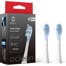 Oclean Borsthuvuden Brush Head 2 Pack White