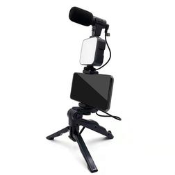Tauoh Kit Trépied Téléphone Portable LED