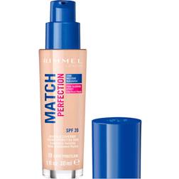 Rimmel Match & Perfect Foundation SPF20 #010 Light Porcelain