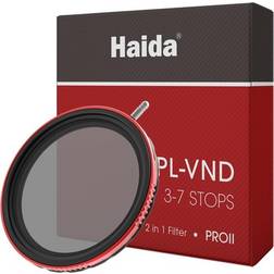 Haida 77mm VND CPL 2 in 1 ND2-ND128 Adjustable Filter