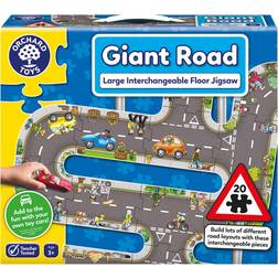Orchard Toys Giant Road Floor Puzzle Large Car Track