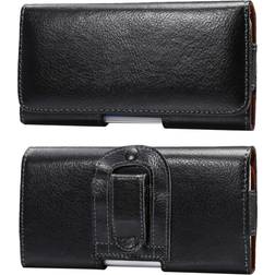 BOSHENG Real Leather Belt Clip Phone Case For Galaxy A73
