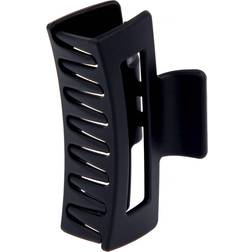 By Lyko Rectangular Rubberized Hair Clip Black